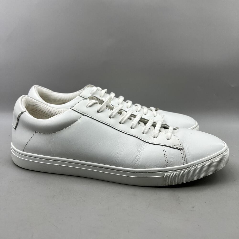 Oliver Cabell Low 1 Casual Shoes Men Size 10 White Leather Comfort Sneakers
